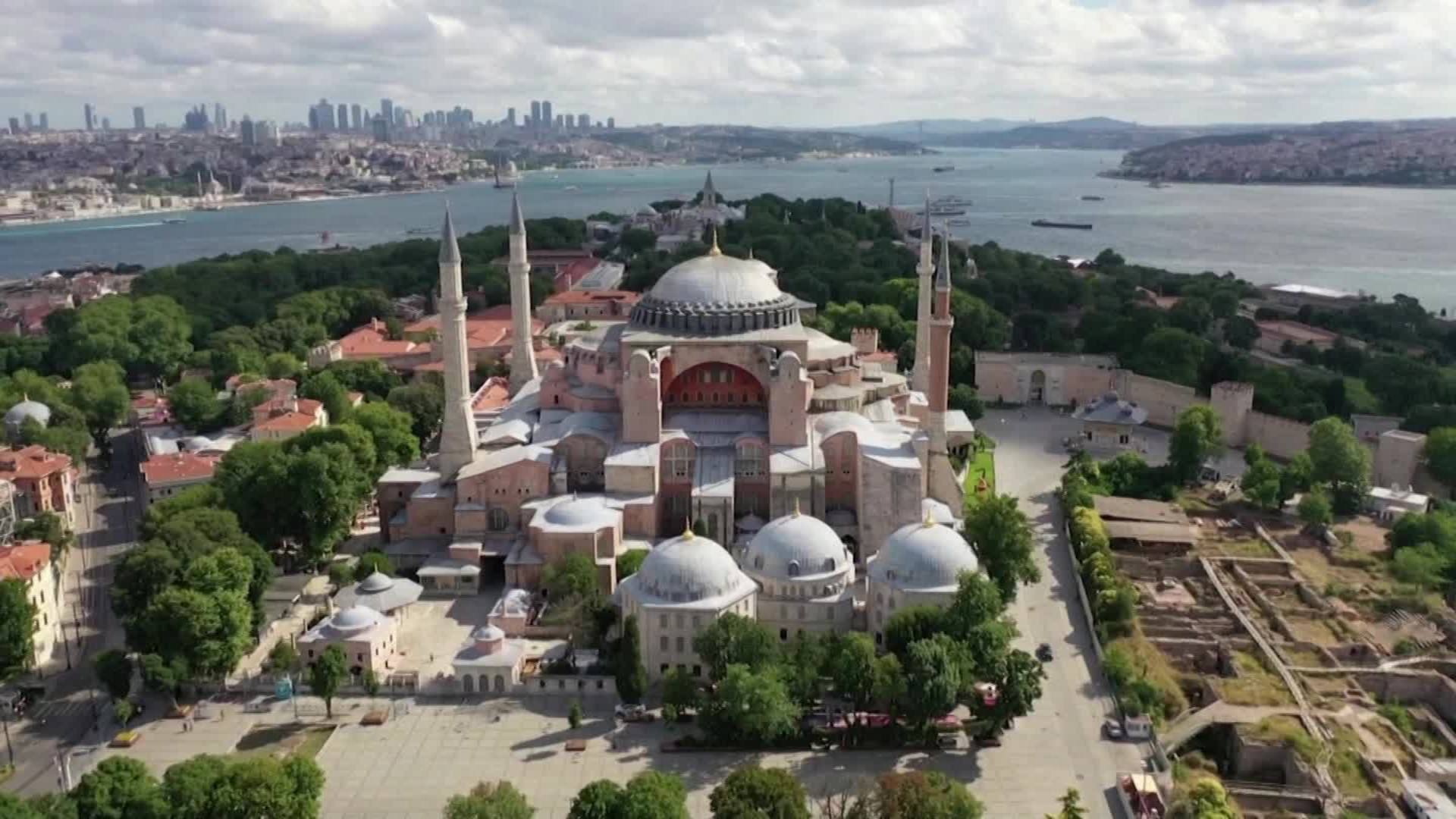 hagia sophia mosque turkey istanbul recep erdogan
