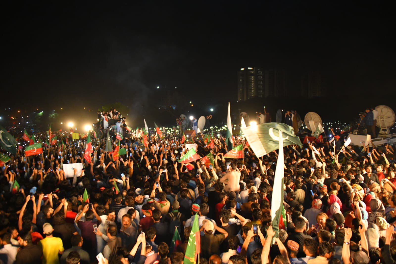 pti rally