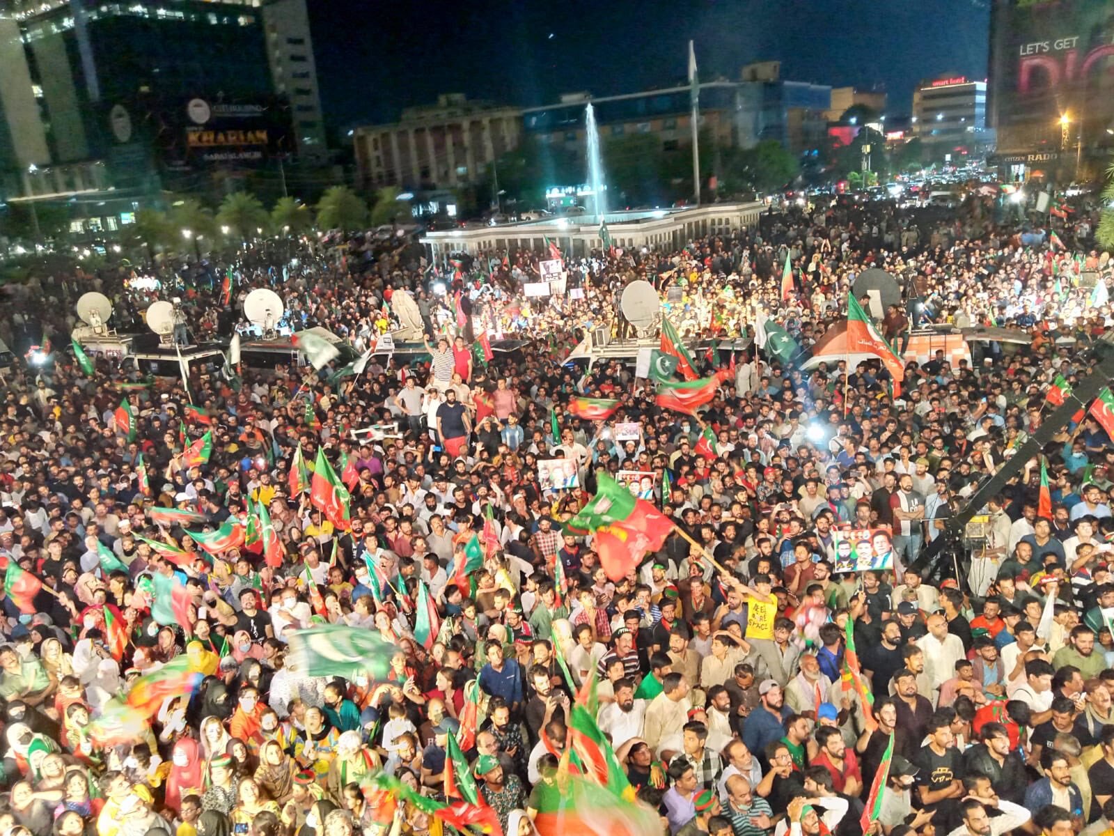 pti protest