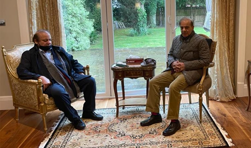 pm shehbaz sharif calls on nawaz sharif after two years in london