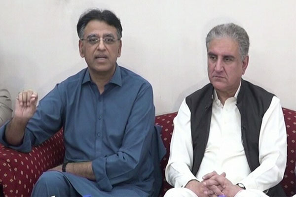 shah mahmood and asad umar