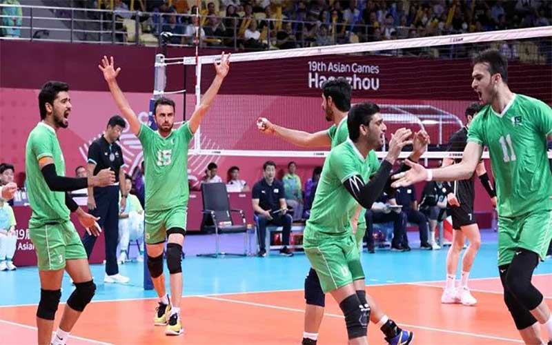 asian games pakistan vs india volleyball