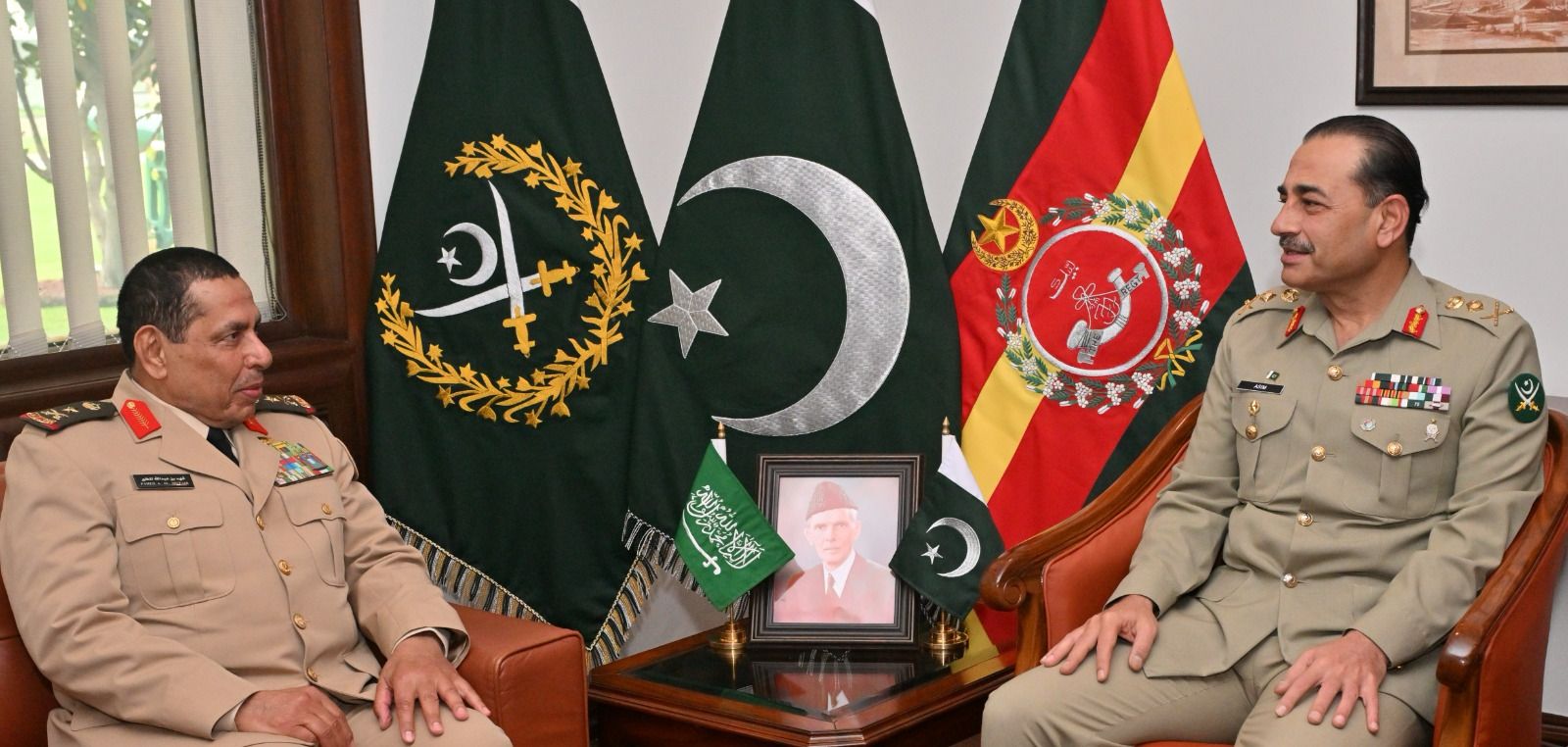 comander ksa forces met army cheif gen asim