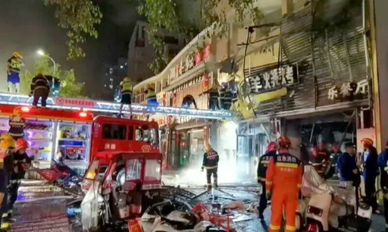 china hotel blast