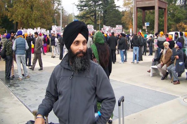 Sikh leader Hardeep Singh Nagar in Canada