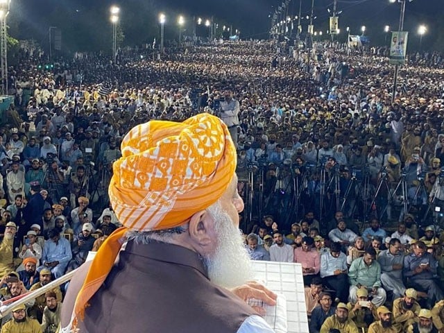 fazal ur rehman karachi jalsa