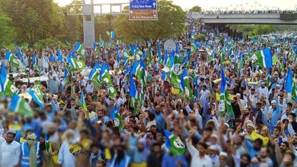 Jamaat e Islamis sit in