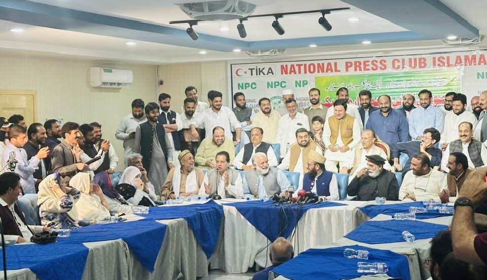 soba hazara tehreek meeting in npc isb 2