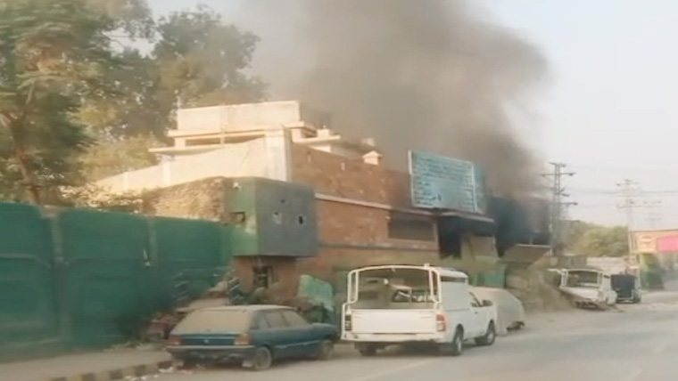 blast at ctd ps peshawar