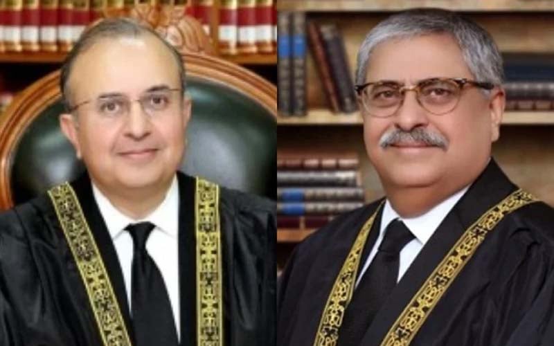 mansoor ali shah and athar minallah